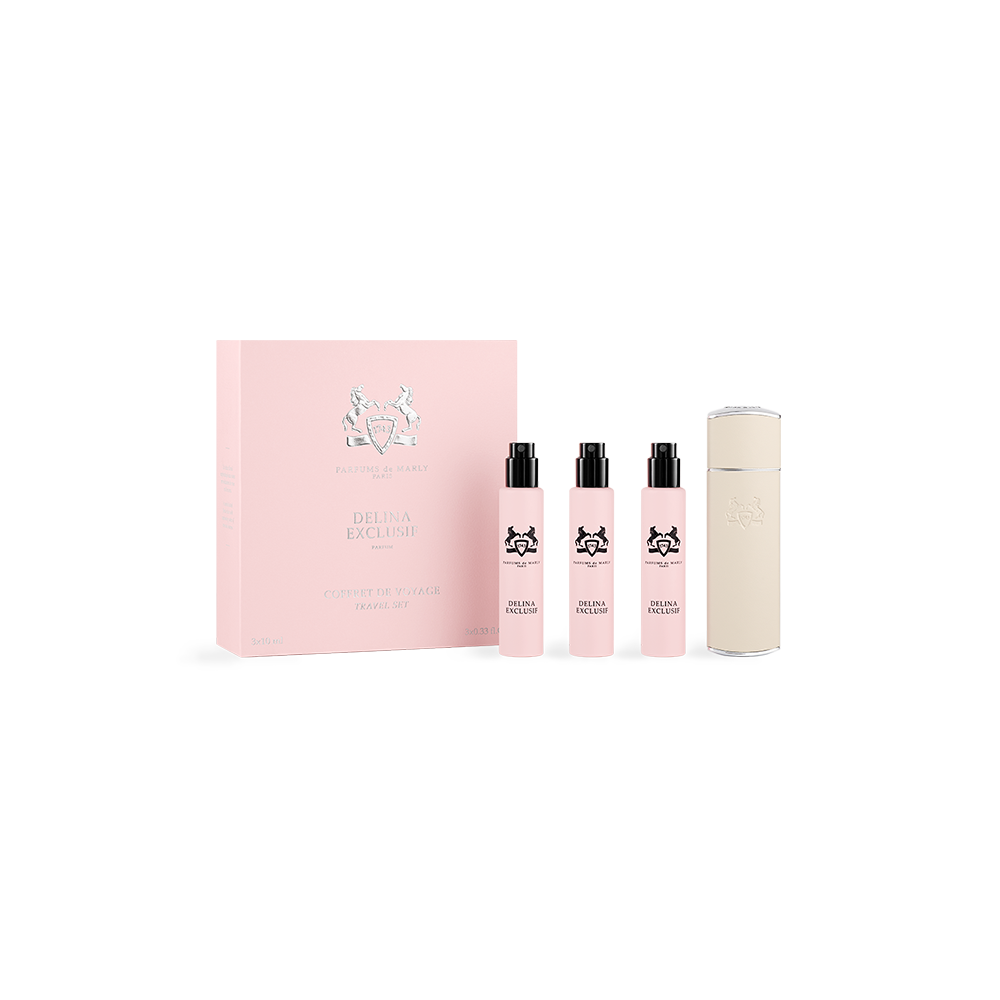 DELINA EXCLUSIF TRAVEL SET – Parfums de Marly USA DELINA EXCLUSIF TRAVEL SET – Parfums de Marly USA