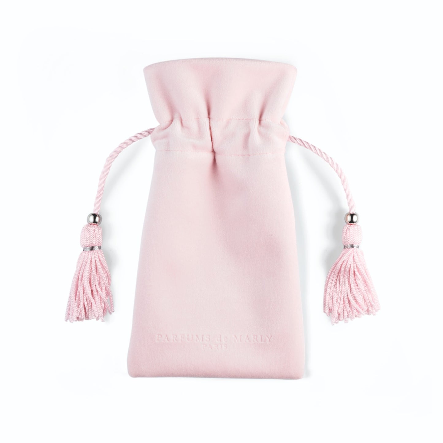 LIGHT PINK VELVET POUCH