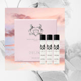 Delina Refill Travel Set, a trio of 10ml perfect travel size bottles.